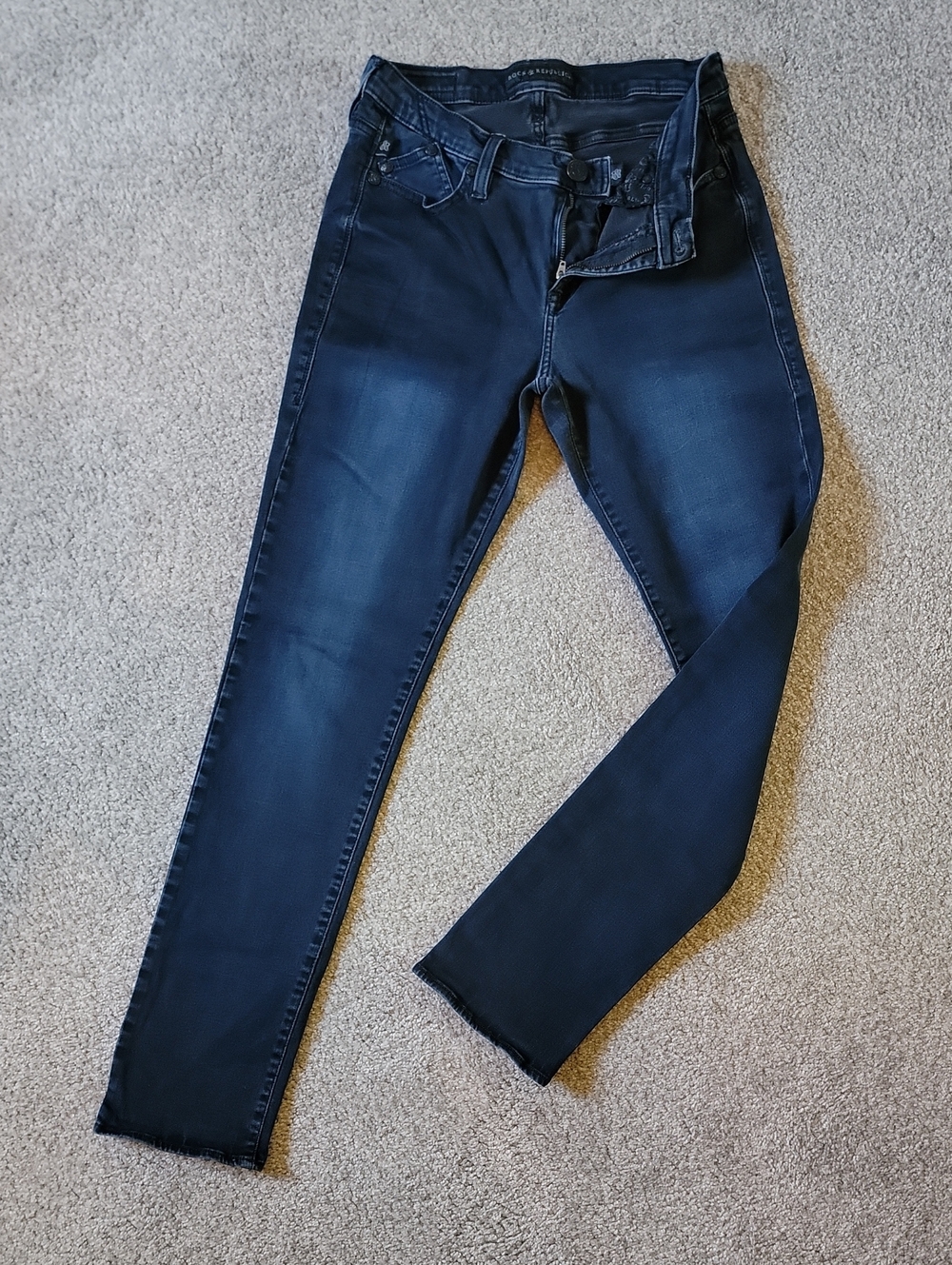 Rock & Republic Dark Indigo Skinny Jeans